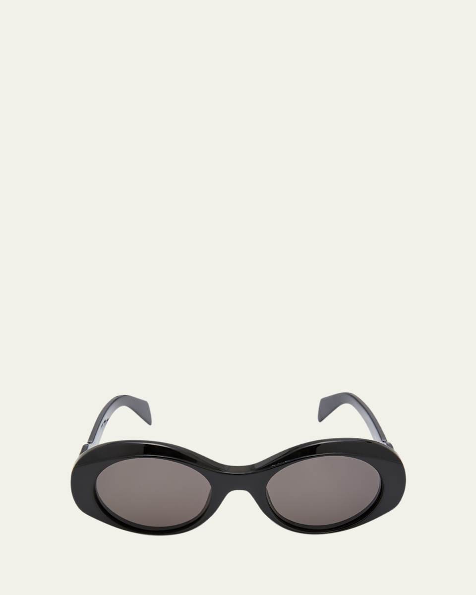 Doyle Acetate Oval Sunglasses